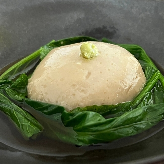 れんこんパウダーで作るれんこん餅